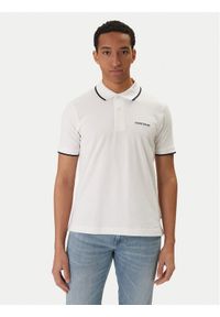 Guess Jeans Polo M6RP24 KCJV1 Biały Regular Fit. Typ kołnierza: polo. Kolor: biały. Materiał: bawełna #1