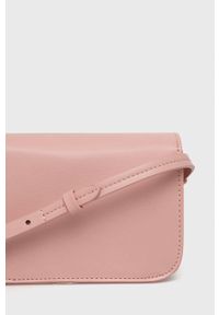 Trussardi Jeans - Trussardi Torebka kolor różowy. Kolor: różowy. Rodzaj torebki: na ramię