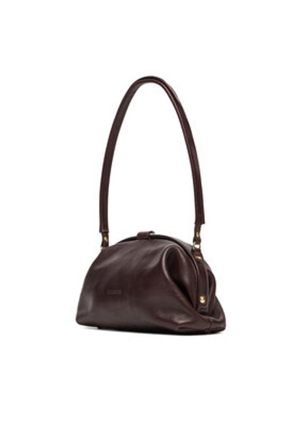 BALAGAN - Balagan Torebka Hug L Brązowy. Kolor: brązowy. Materiał: skórzane