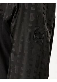 BOSS - Boss Bluza Steele 76 50504672 Czarny Regular Fit. Kolor: czarny. Materiał: bawełna #4