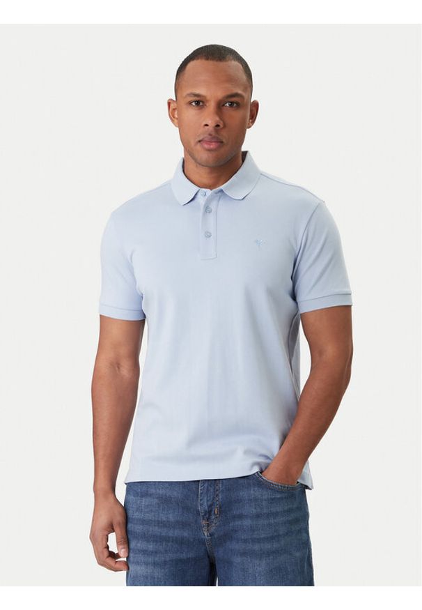 JOOP! Polo Primo 30046975 Błękitny Modern Fit. Typ kołnierza: polo. Kolor: niebieski. Materiał: bawełna