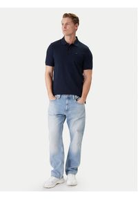 Tommy Jeans Polo DM0DM22711 Granatowy Regular Fit. Typ kołnierza: polo. Kolor: niebieski. Materiał: bawełna #3