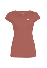 Salewa - Koszulka trekkingowa damska Puez Melange Dry Ss Tee Women. Kolor: czerwony