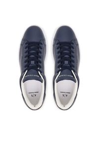 Armani Exchange Sneakersy XM000141 AF11912 UB100 Granatowy. Kolor: niebieski. Materiał: skóra #4