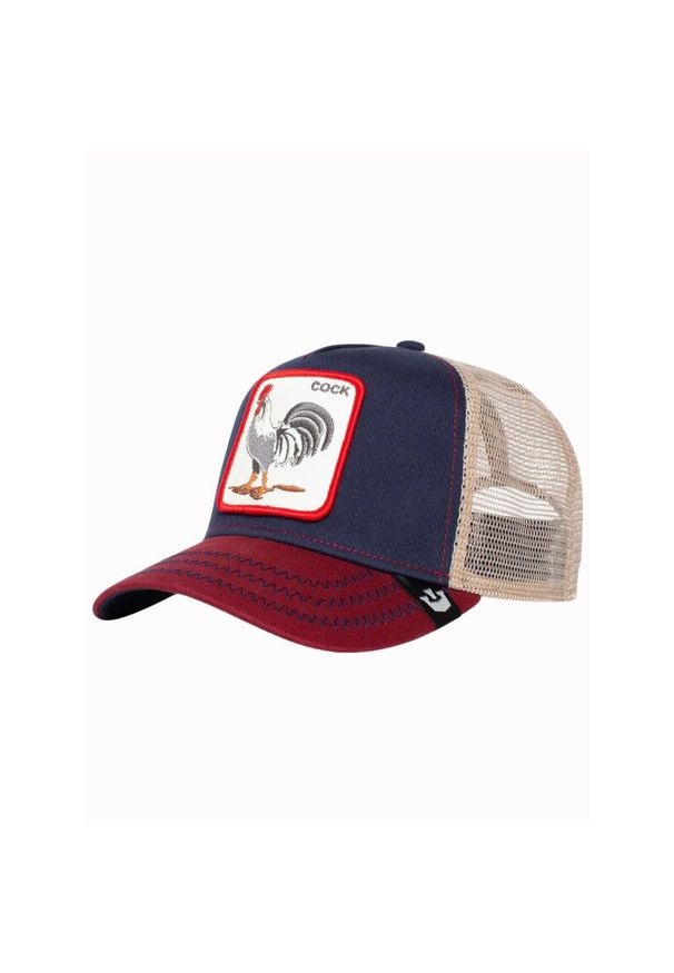 Czapka Goorin Bros The Cook Trucker – granatowa. Kolor: niebieski