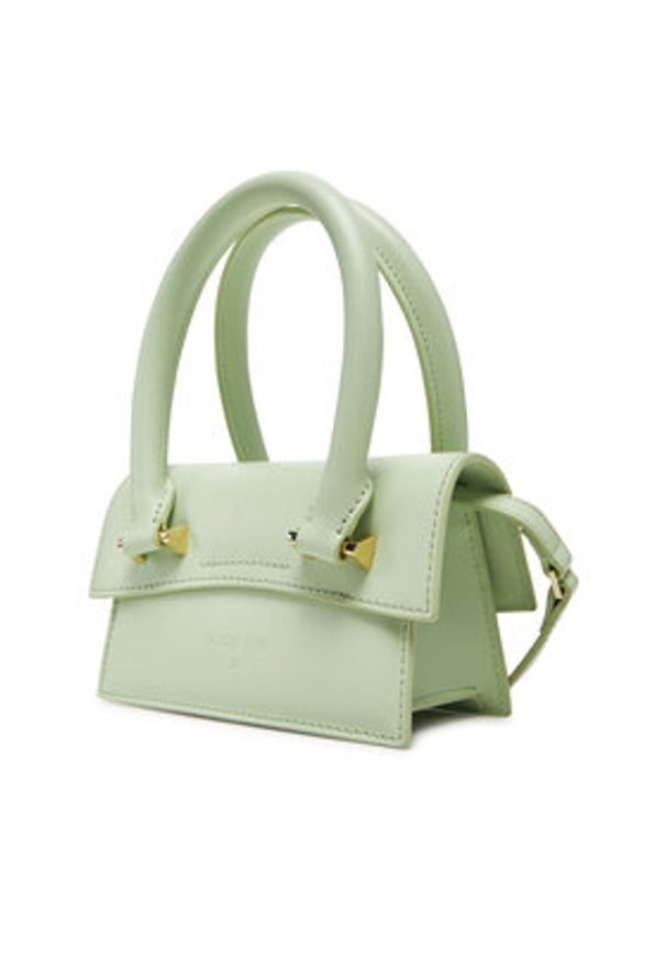 Patrizia Pepe Torebka 8B0208/L061-G596 Zielony. Kolor: zielony. Materiał: skórzane