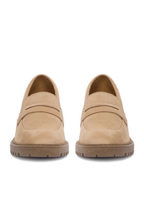 Lasocki Loafersy CEO-WB-RONA-33 Beżowy. Kolor: beżowy. Materiał: zamsz, skóra