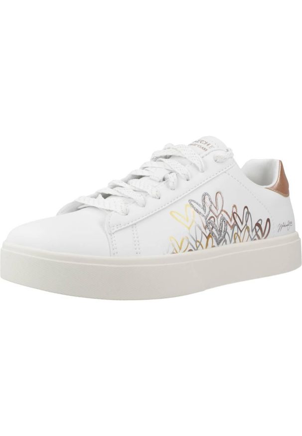 skechers - Buty SKECHERS EDEN LX Biały. Kolor: biały. Materiał: syntetyk. Model: Skechers Sport. Sport: turystyka piesza