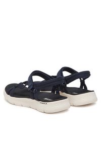 skechers - Skechers Sandały Go Walk Flex Sandal-Sublime 141451/NVY Granatowy. Kolor: niebieski. Materiał: materiał #5