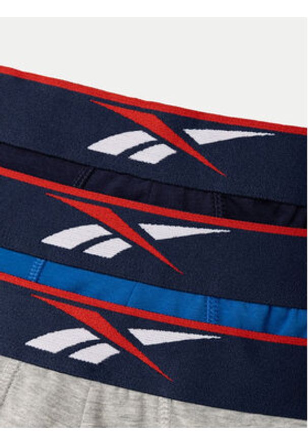 Reebok Komplet 3 par bokserek JORDAN - AW24 (3-pack) Kolorowy. Materiał: bawełna. Wzór: kolorowy