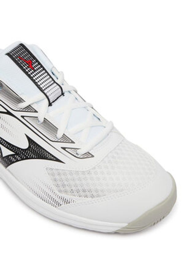 Mizuno Buty halowe Cyclone Speed 5 V1GA2580 59 Biały. Kolor: biały. Materiał: materiał