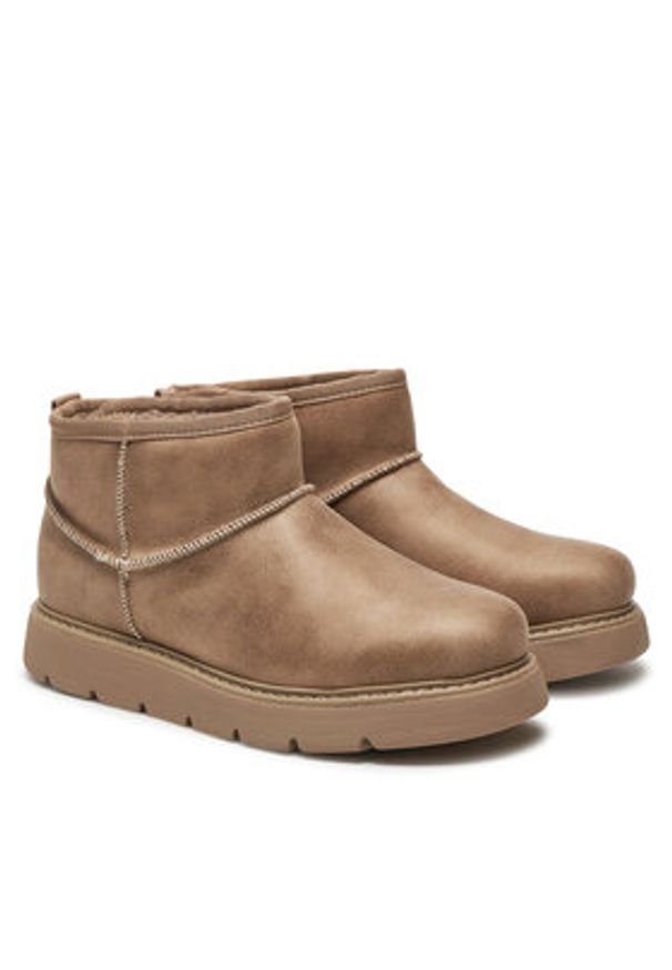 skechers - Skechers Śniegowce Keepsakes Lite 169018/TPE Brązowy. Kolor: brązowy. Materiał: skóra