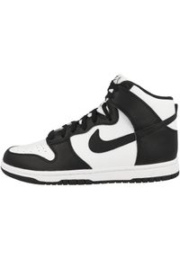 Buty koszykarskie męskie Nike Dunk High. Kolor: biały. Materiał: guma, syntetyk, tkanina, materiał