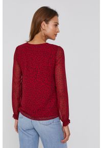 Pennyblack Bluzka damska kolor czerwony wzorzysta. Okazja: na co dzień. Kolor: czerwony. Długość rękawa: długi rękaw. Długość: długie. Styl: casual #5