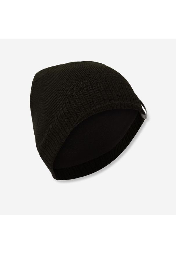 WEDZE - Czapka narciarska dla dzieci Wedze Pure. Kolor: czarny. Materiał: akryl, materiał, poliester, elastan. Sezon: zima. Styl: klasyczny, sportowy