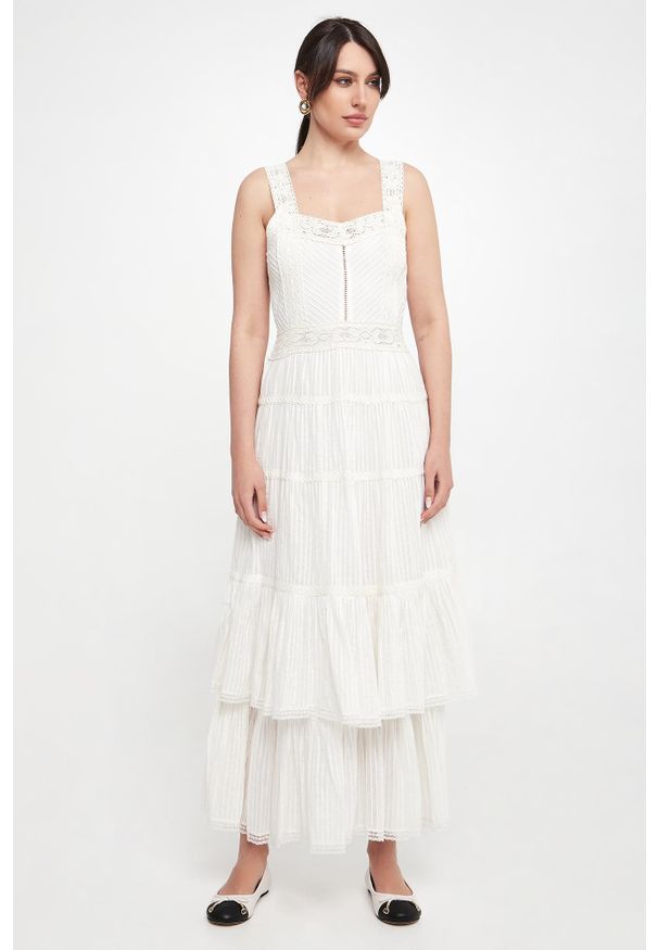 Twinset Milano - Sukienka maxi TWINSET. Długość: maxi