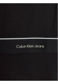 Calvin Klein Jeans Sukienka codzienna Logo Tape IG0IG02310 Czarny Regular Fit. Okazja: na co dzień. Kolor: czarny. Materiał: syntetyk. Typ sukienki: proste. Styl: casual