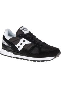 Trenerzy Saucony shadow original. Zapięcie: sznurówki. Kolor: czarny. Materiał: materiał, tkanina, syntetyk. Szerokość cholewki: normalna