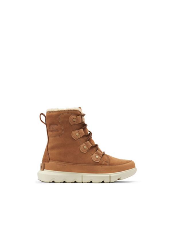 sorel - Buty Trzewiki Damskie Sorel Explorer II Joan Waterproof. Kolor: brązowy