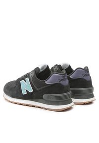 New Balance Sneakersy WL574RA Czarny. Kolor: czarny. Materiał: zamsz, skóra. Model: New Balance 574