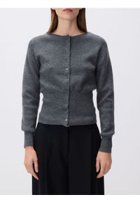 Reserved - Kardigan z domieszką wełny - szary. Kolor: szary. Materiał: wełna