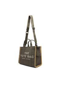 MARC JACOBS - Marc Jacobs Torebka The Jacquard Medium Tote Bag M0017027 Khaki. Kolor: brązowy #6