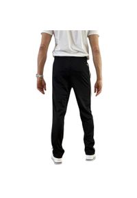 Puma - Spodnie Do Joggingu Męskie Kontrastowa. Kolor: czarny. Materiał: dresówka. Sport: bieganie