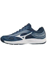 Buty siatkarskie męskie Mizuno Cyclone Speed 3. Zapięcie: sznurówki. Kolor: niebieski. Materiał: materiał, syntetyk. Szerokość cholewki: normalna #1