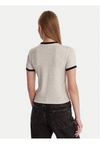 Guess Jeans T-Shirt W6RI16 J1314 Szary Classic Fit. Kolor: szary. Materiał: bawełna #4