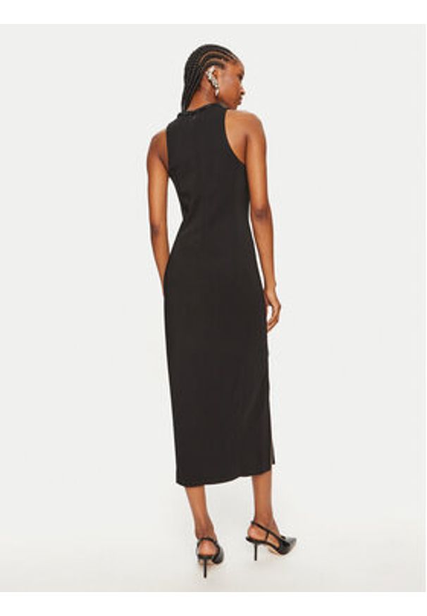 Pinko - PINKO Sukienka koktajlowa Honfleur 104093 A23V Czarny Slim Fit. Kolor: czarny. Materiał: wiskoza. Styl: wizytowy