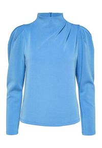 Selected Femme Bluzka Fenja 16088133 Niebieski Regular Fit. Kolor: niebieski. Materiał: syntetyk #3