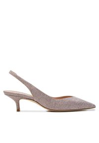 Stuart Weitzman Czółenka Eva 50 Slingback SI722 Różowy. Kolor: różowy. Materiał: materiał