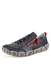 Rieker Półbuty L0302-14 Niebieski. Kolor: niebieski. Materiał: skóra #7