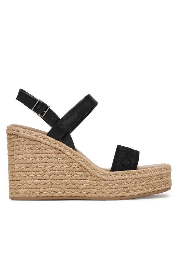 Espadryle Calvin Klein. Kolor: czarny