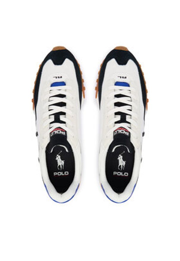 Polo Ralph Lauren Sneakersy Eldridge 809P07523001 Biały. Kolor: biały. Materiał: zamsz, skóra