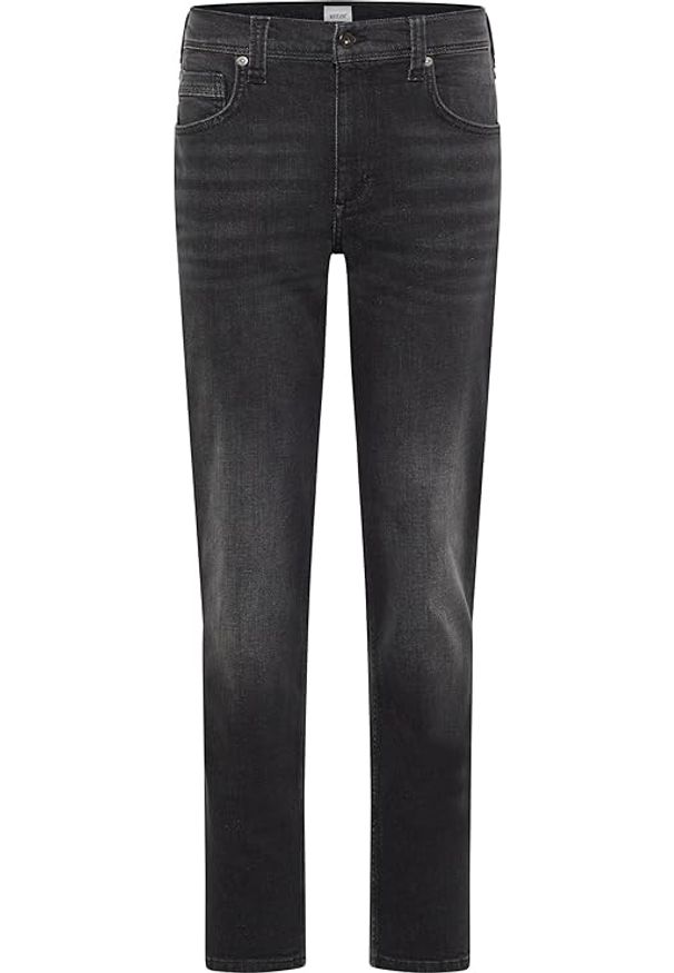 Męskie Spodnie Jeansowe Mustang Style Washington Straight Denim Black 1016334 4000 802