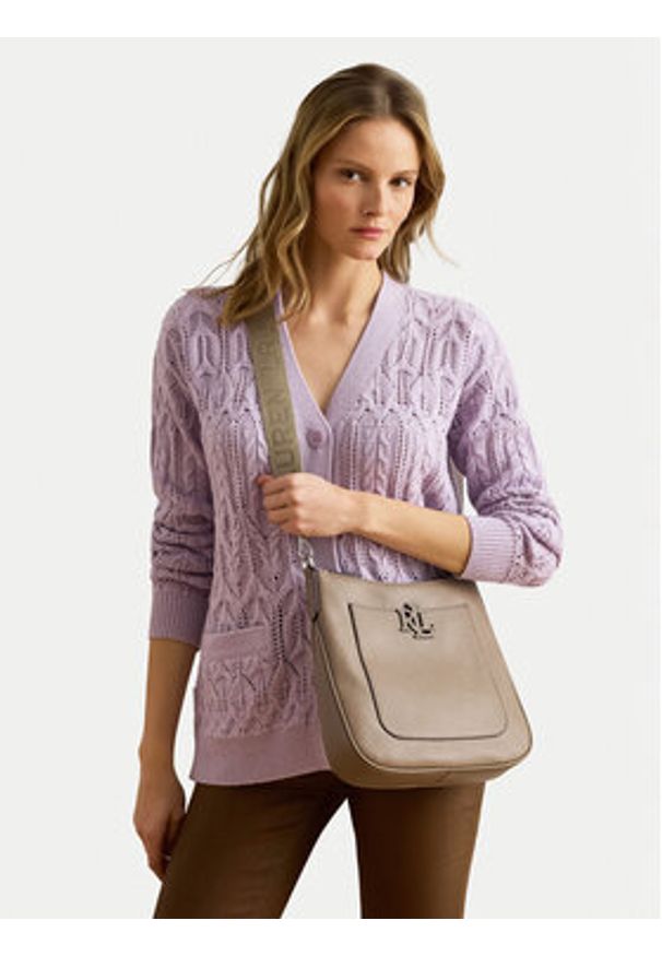 Lauren Ralph Lauren - LAUREN RALPH LAUREN Torebka 431970152010 Brązowy. Kolor: brązowy. Materiał: skórzane