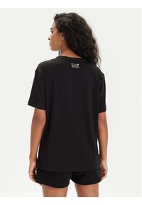 EA7 Emporio Armani T-Shirt 3DTT03 TJ02Z 0200 Czarny Regular Fit. Kolor: czarny. Materiał: bawełna #2