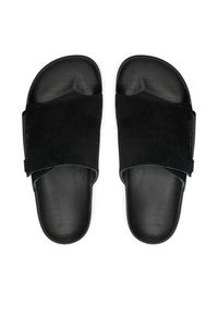 Quiksilver Klapki Rivi AQYL101378 Czarny. Kolor: czarny. Materiał: zamsz, skóra #3