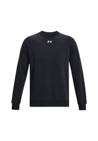 Bluzy treningowa męska Under Armour Ua Rival Fleece Crew. Kolor: czarny. Sport: bieganie #1