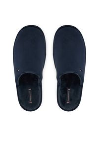 TOMMY HILFIGER - Tommy Hilfiger Kapcie Core Flag House FM0FM05565 Granatowy. Kolor: niebieski. Materiał: materiał #4