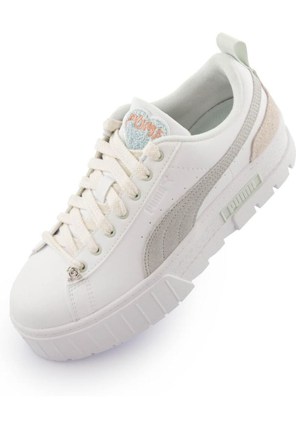 Buty Puma Mayze Iwd Damskie Lody Białe Rozmiar 40.5. Kolor: biały. Materiał: zamsz, skóra