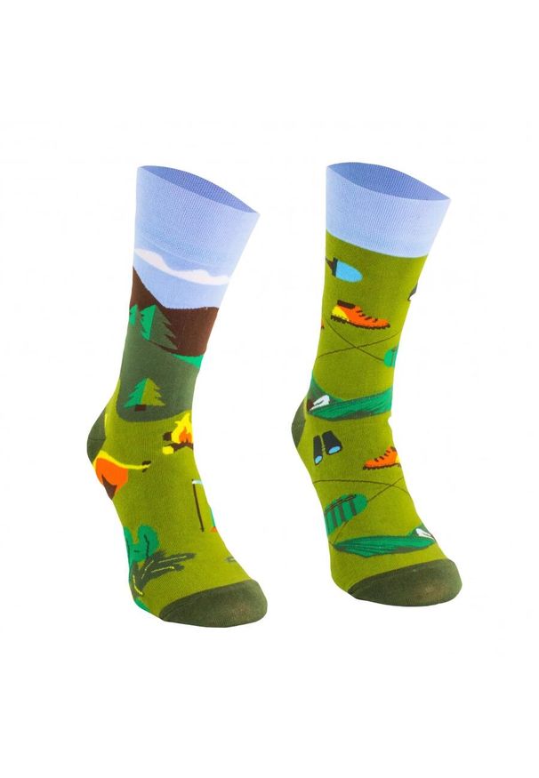 COMODO - Skarpety sportowe Comodo Camp. Kolor: zielony. Sport: outdoor