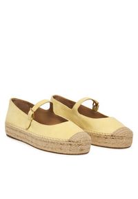 Lauren Ralph Lauren - LAUREN RALPH LAUREN Espadryle 802P06401005 Żółty. Kolor: żółty. Materiał: skóra, zamsz #6