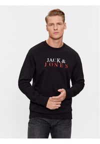 Jack & Jones - Jack&Jones Bluza 12244404 Czarny Standard Fit. Kolor: czarny. Materiał: bawełna #1
