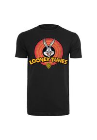 Koszulka Urban Classics looney tunes bugs bunny logo. Kolor: czarny. Wzór: motyw z bajki #1