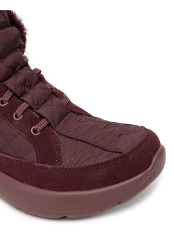 skechers - Skechers Trzewiki 144841/BURG Bordowy. Kolor: czerwony. Materiał: materiał