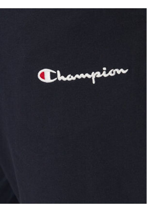 Champion Spodnie dresowe 220305 Granatowy Standard Fit. Kolor: niebieski. Materiał: bawełna