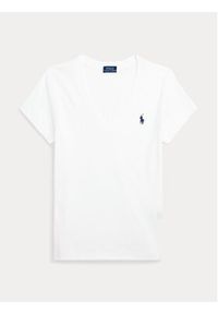 Polo Ralph Lauren T-Shirt 211902403001 Biały Regular Fit. Typ kołnierza: polo. Kolor: biały. Materiał: bawełna #6