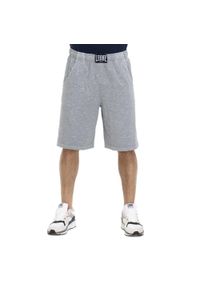 LEONE 1947 APPAREL - Męskie szorty z efektem sprania plaży. Kolor: szary. Materiał: tkanina. Sport: fitness